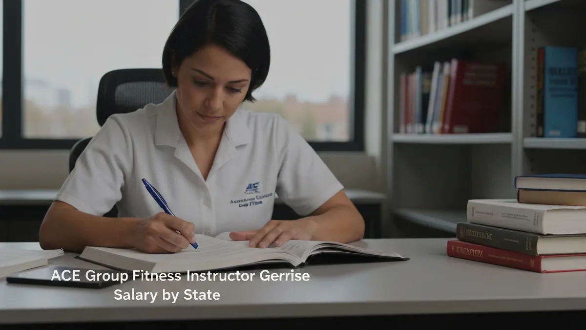 Ace Group Fitness Instructor Salary by State - ACE - American Council on Exercise Group Fitness certification study resource