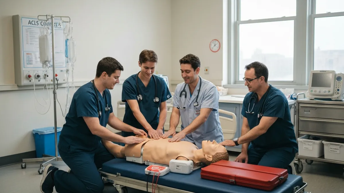 ACLS Megacode Practice - ACLS Advanced Cardiovascular Life Support Practice certification study resource