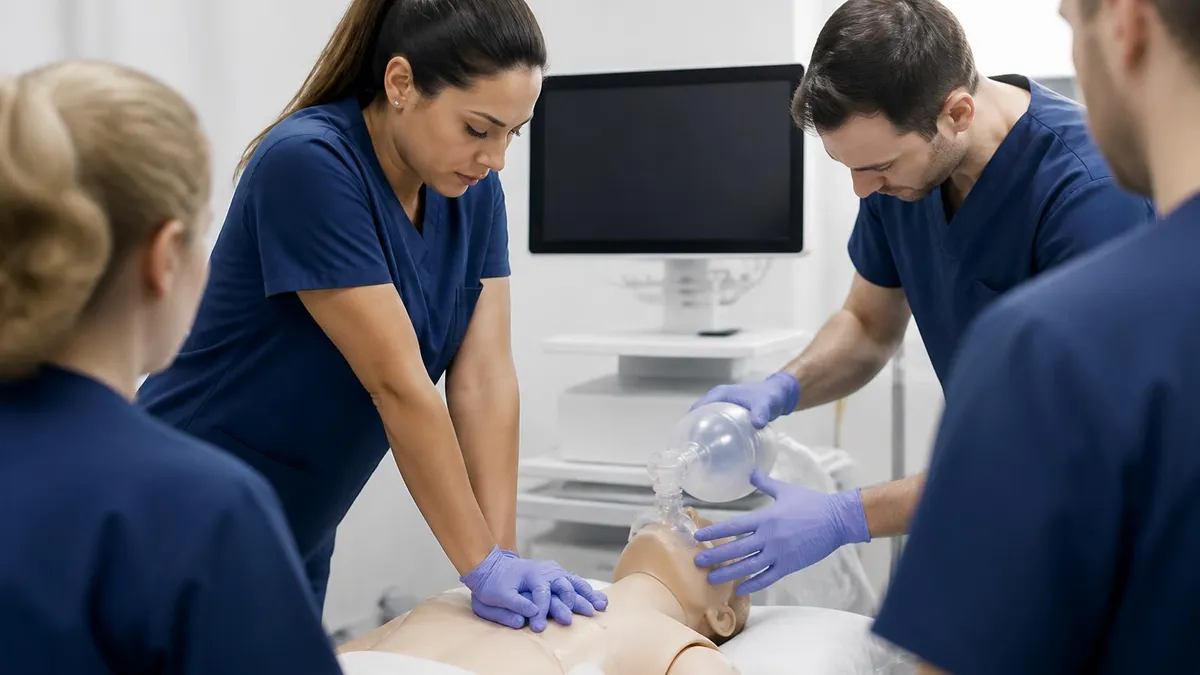 ACLS System of Care Implementation Checklist guide for ACLS Advanced Cardiovascular Life Support Practice exam preparation