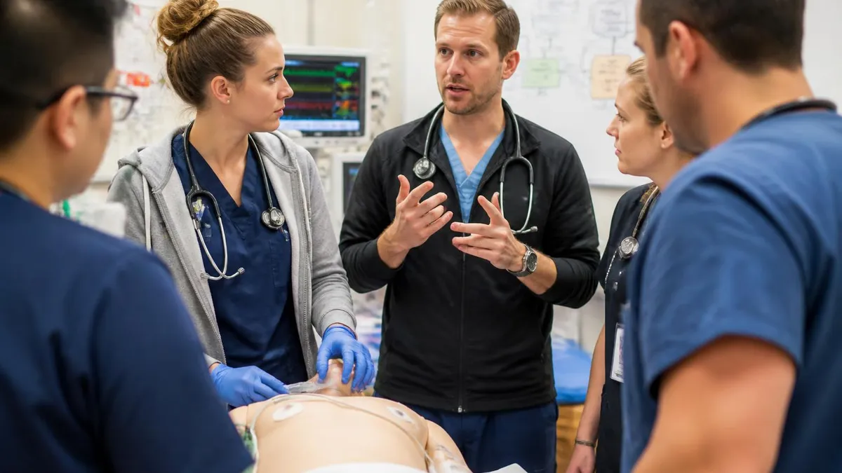 ACLS Ventricular Fibrillation Algorithm - ACLS Advanced Cardiovascular Life Support Practice certification study resource