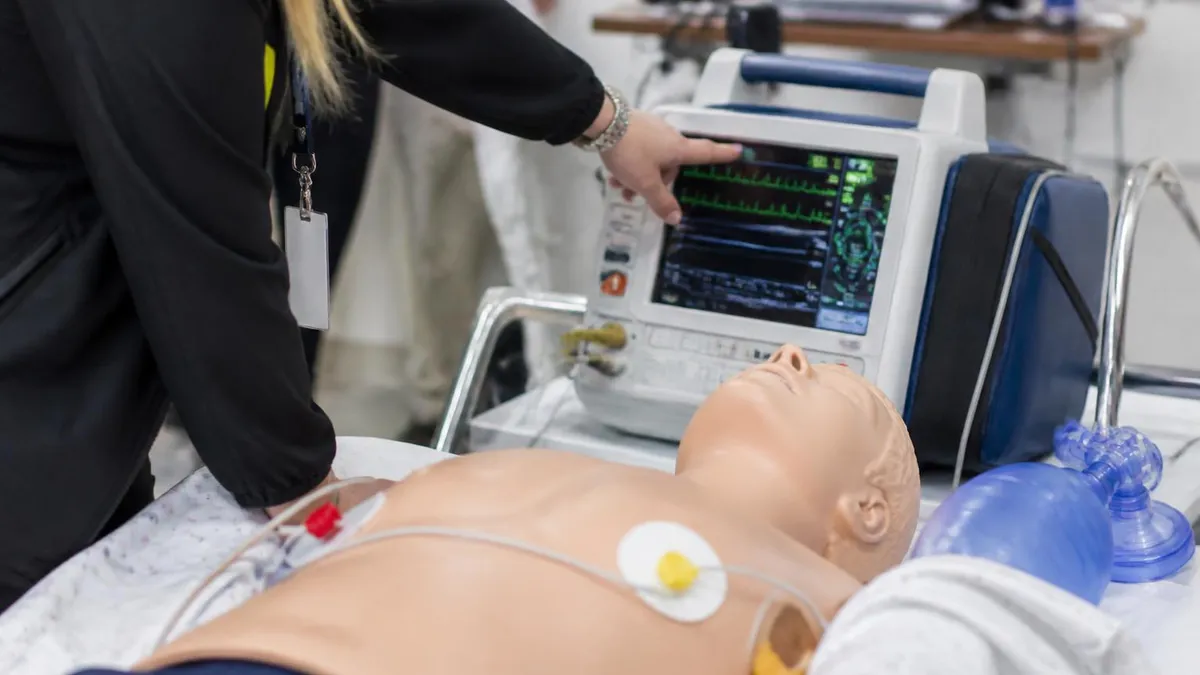 ACLS Ventricular Fibrillation Algorithm - ACLS Advanced Cardiovascular Life Support Practice certification study resource