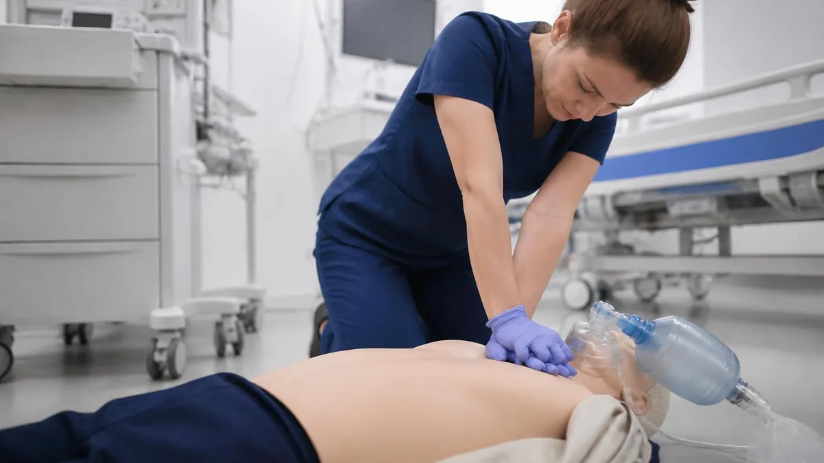 High-quality CPR Performance Checklist - ACLS Advanced Cardiovascular Life Support Practice certification study resource