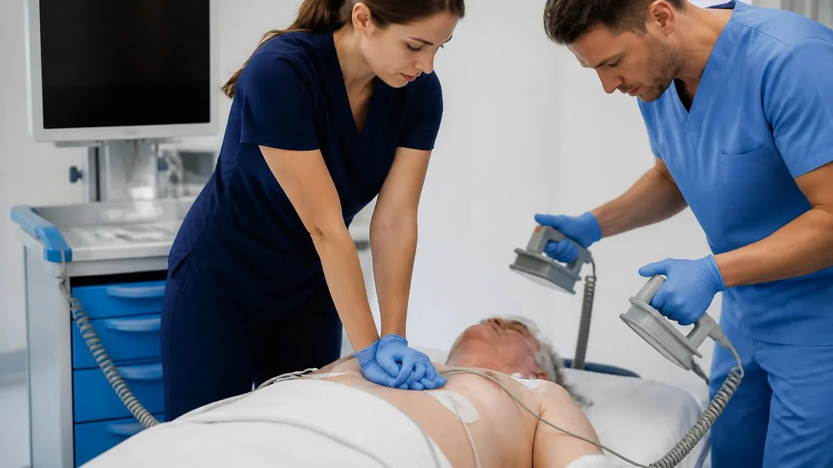 Stable, Unstable & Pulseless Vt Treatment - ACLS Advanced Cardiovascular Life Support Practice certification study resource