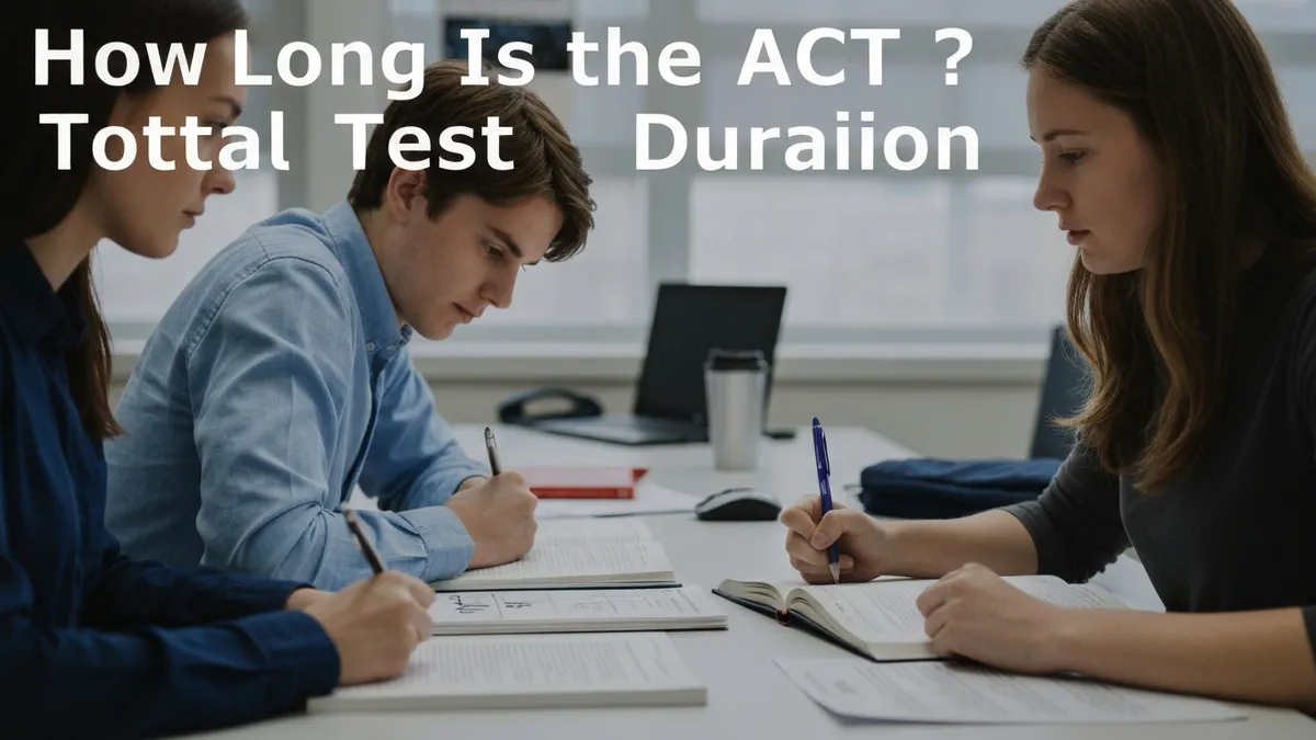 How Long is the Act? Total Test Duration - ACT - American College Testing certification study resource