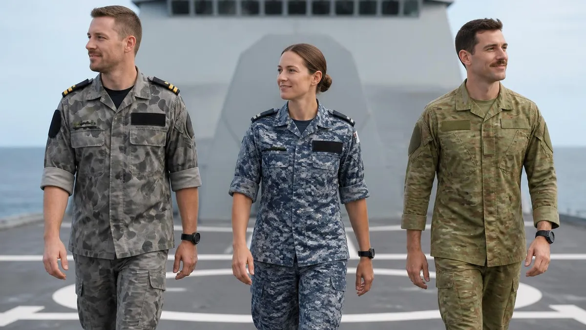 Three Branches of the Australian Defence Force - ADF - Australian Defence Force certification study resource
