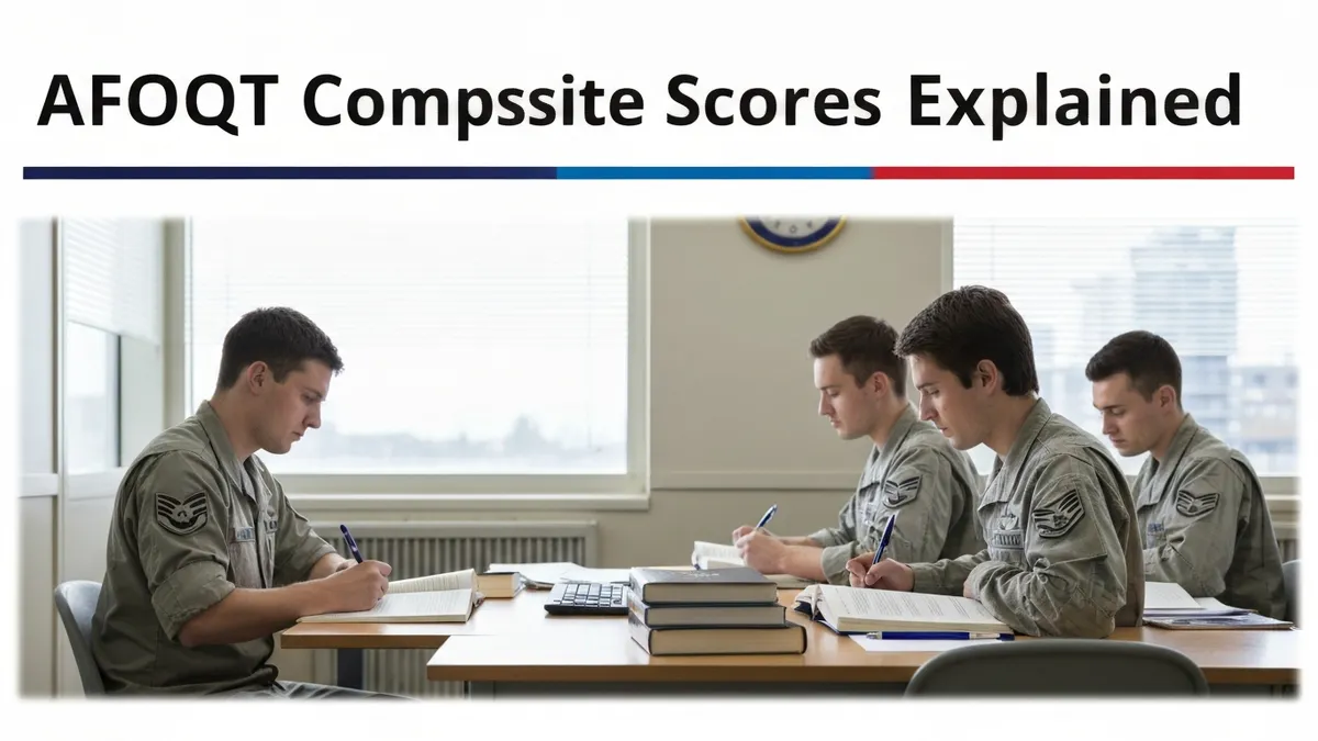 Afoqt Composite Scores Explained - AFOQT - Air Force Officer Qualifying Test certification study resource