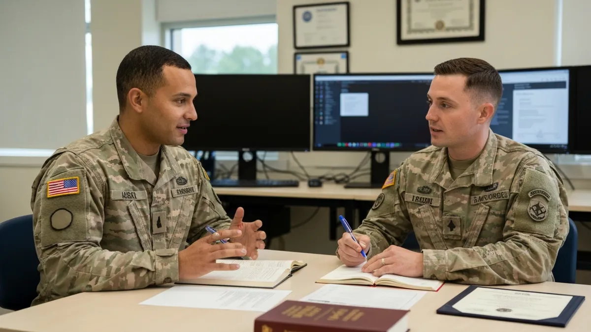 Military English vocabulary flashcards and study materials for ALCPT word knowledge section