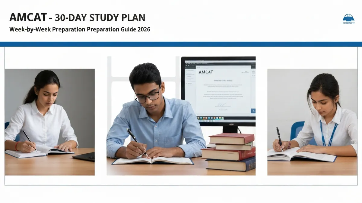 AMCAT 30-Day Study Plan — Week-by-Week Preparation Guide 2026