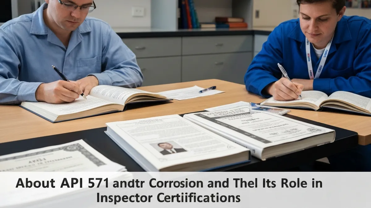 About Api 571 and Its Role in Inspector Certificat - API 571 - API 571 Corrosion and Materials certification study resource
