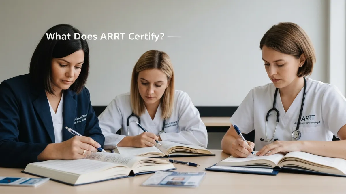 What Does Arrt Certify? - ARRT - American Registry of Radiologic Technologists certification study resource