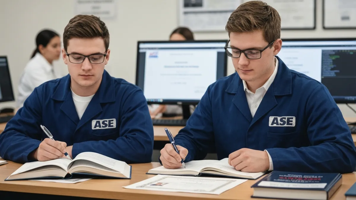 Steps to Become an Auto Mechanic - ASE - Automotive Service Excellence Certified Tech certification study resource