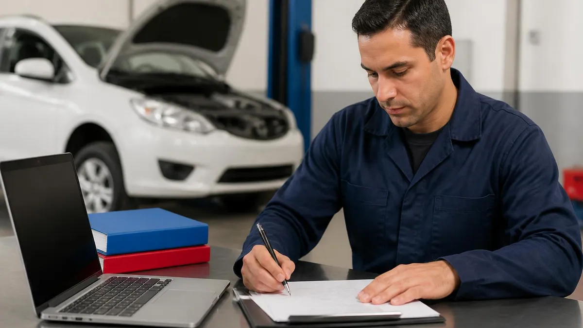 Renewal Day Documentation Checklist - ASE - Automotive Service Excellence certification study resource