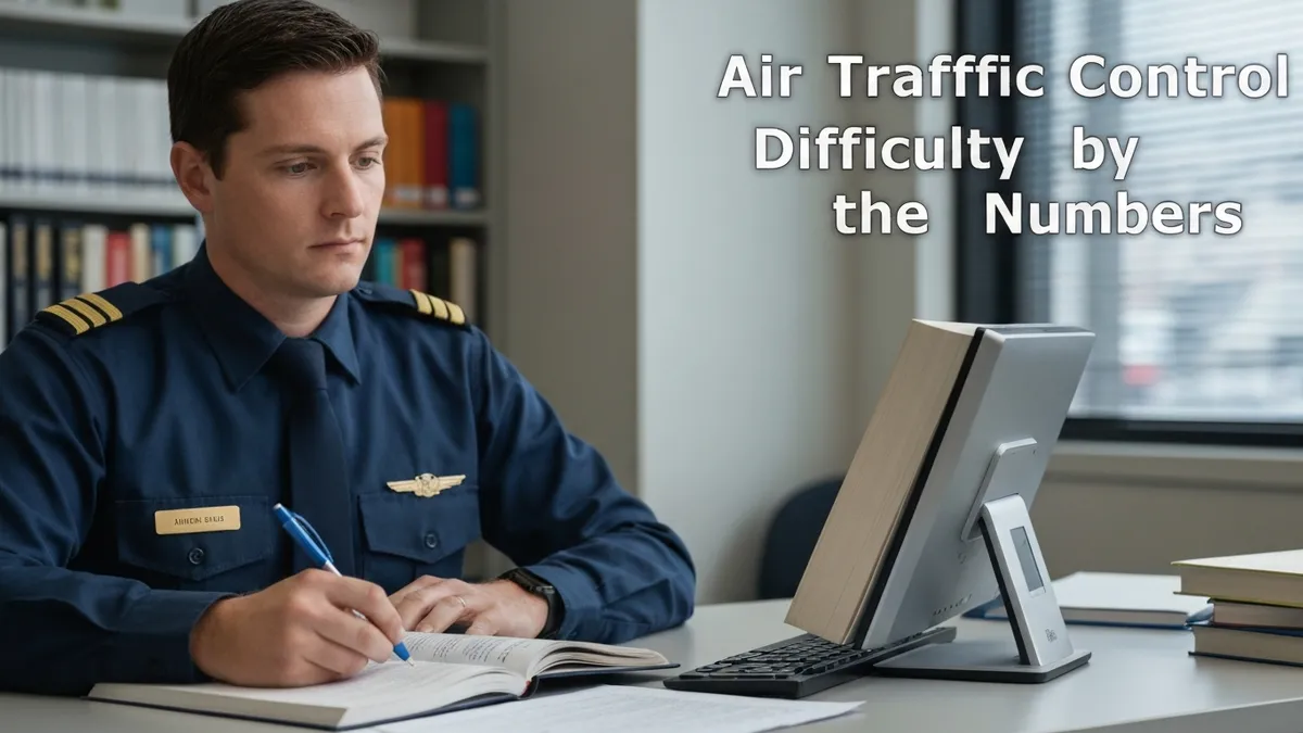 Air Traffic Control Difficulty by the Numbers - ATC - Air Traffic Controller certification study resource