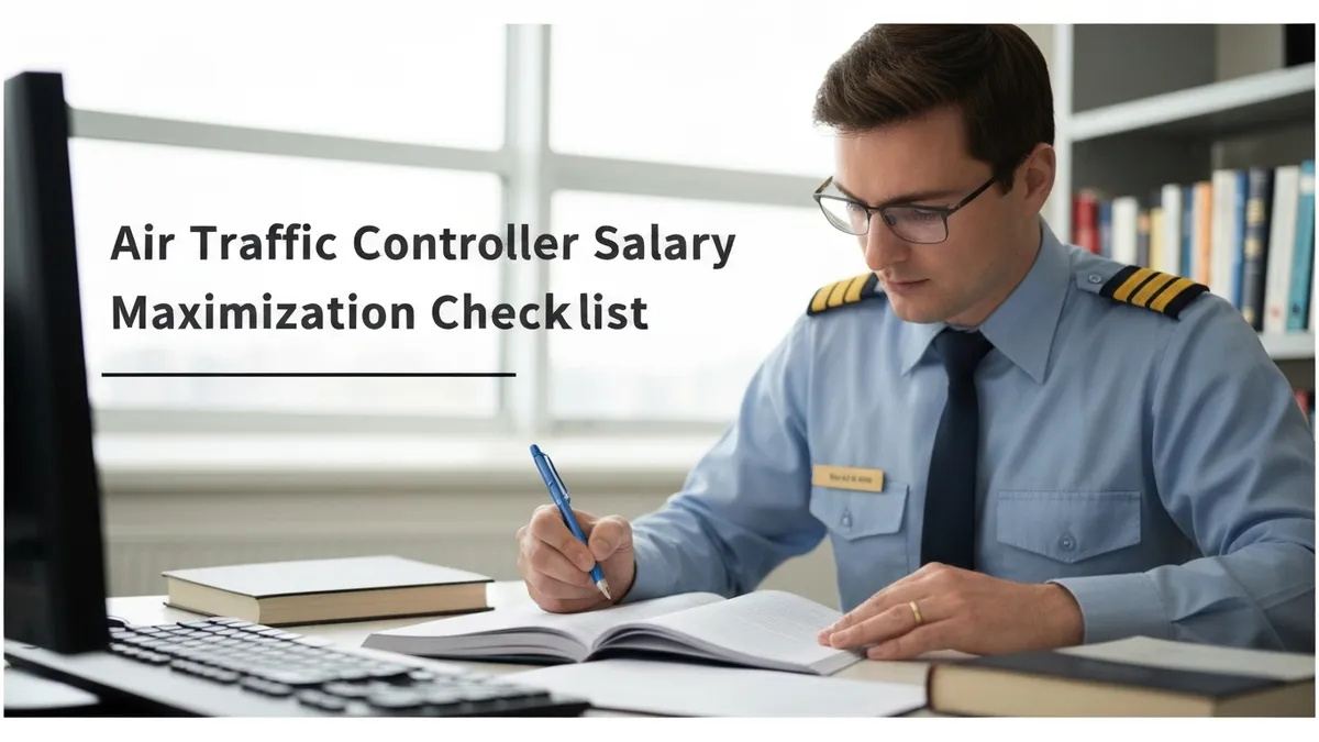 Air Traffic Controller Salary Maximization Checkli - ATC - Air Traffic Controller certification study resource