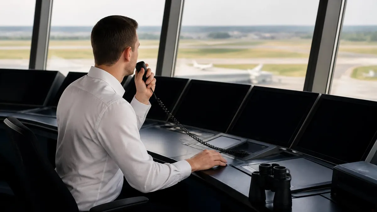 Facility Types and Daily Work Settings in an Air T - ATC - Air Traffic Controller certification study resource