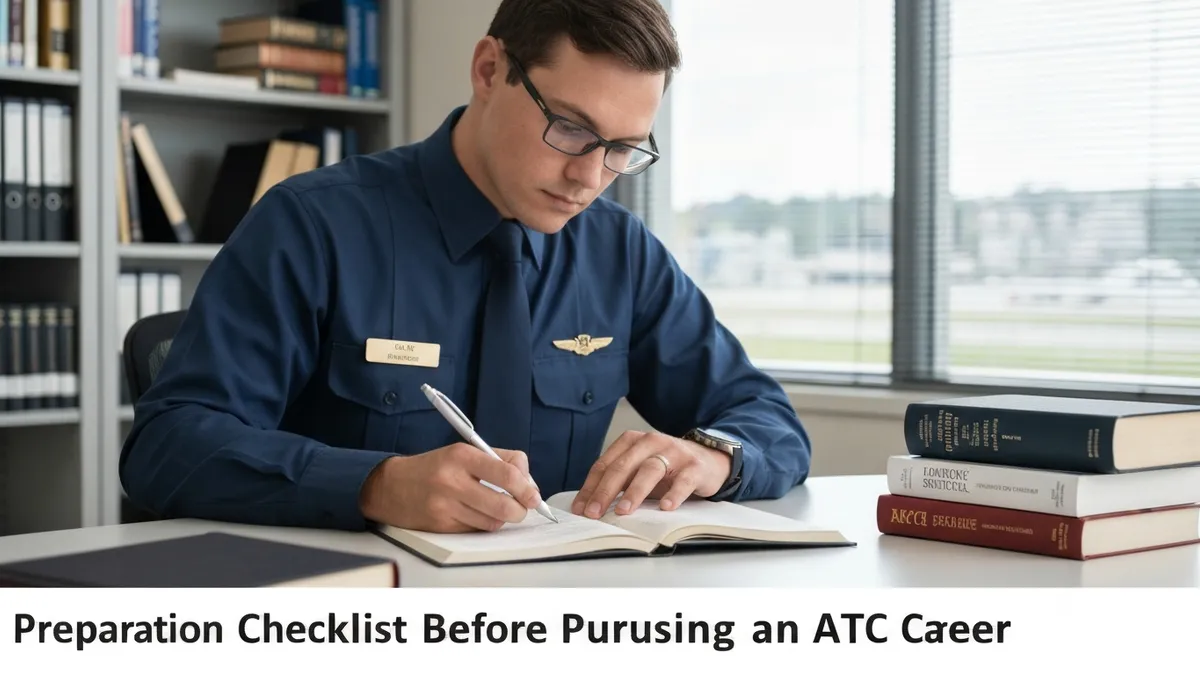 Preparation Checklist Before Pursuing an Atc Caree - ATC - Air Traffic Controller certification study resource