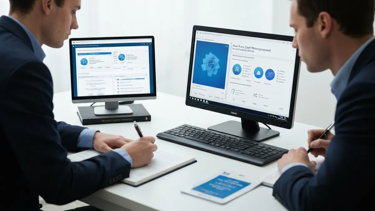 Azure Cost Management dashboard showing budget alerts and spending analysis