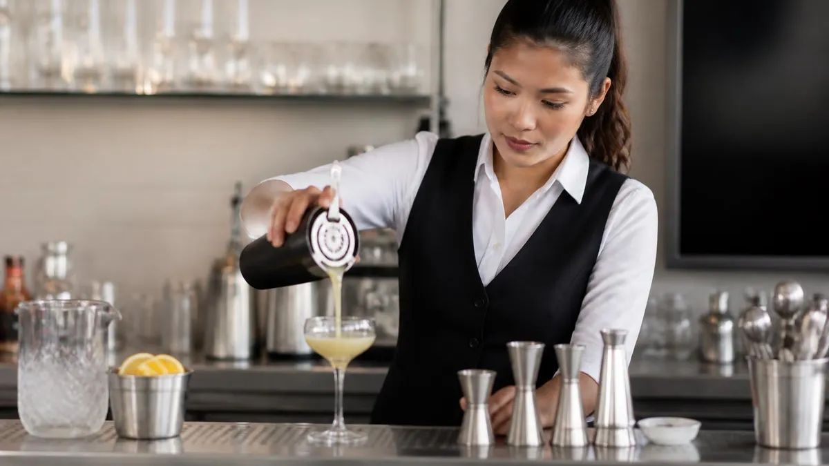 Lady Bartender Essential Skills Checklist - Bartender Certification certification study resource