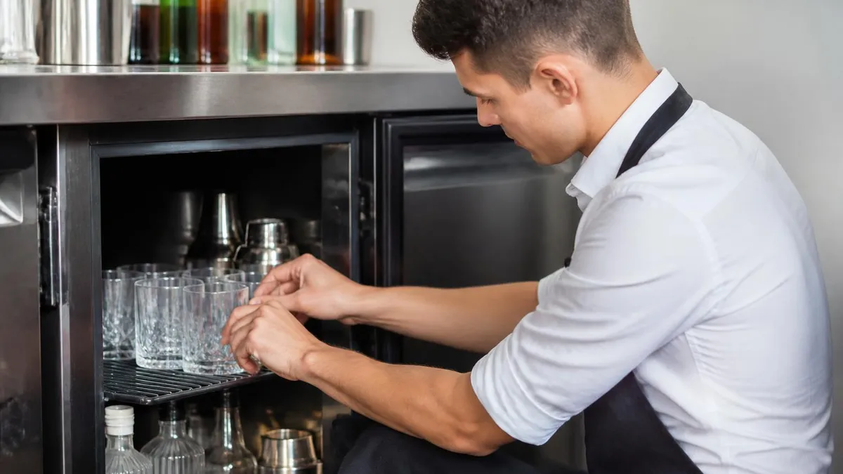 Studio Bar Storage by the Numbers - Bartender Certification certification study resource