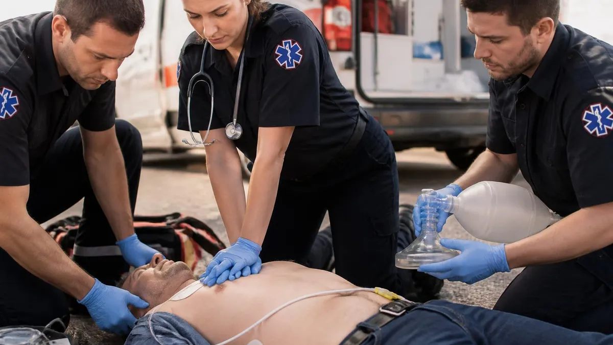 BLS Medical Abbreviation - BLS - Basic Life Support certification study resource