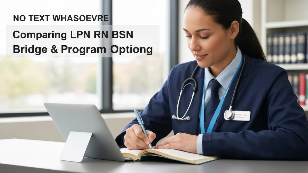 Comparing LPN RN Bsn Bridge Program Options - BSN - Degree Bachelor of Science in Nursing certification study resource