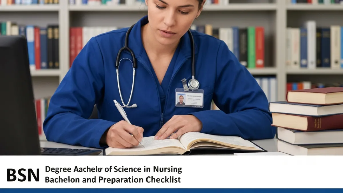 LPN RN Bsn Application and Preparation Checklist - BSN - Degree Bachelor of Science in Nursing certification study resource