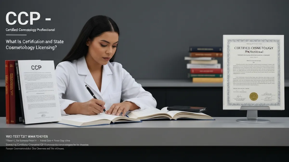 What is Ccp Certification and State Cosmetology Li - CCP - Certified Cosmetology Professional certification study resource