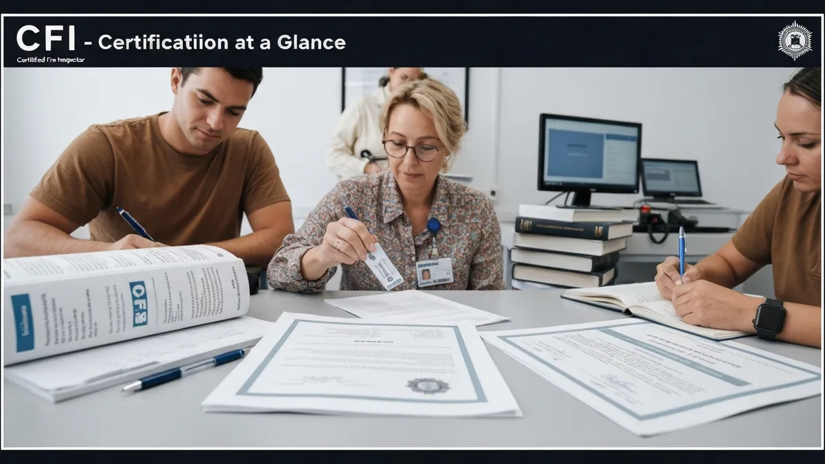 Cfi Certification at a Glance - CFI - Certified Fire Inspector certification study resource