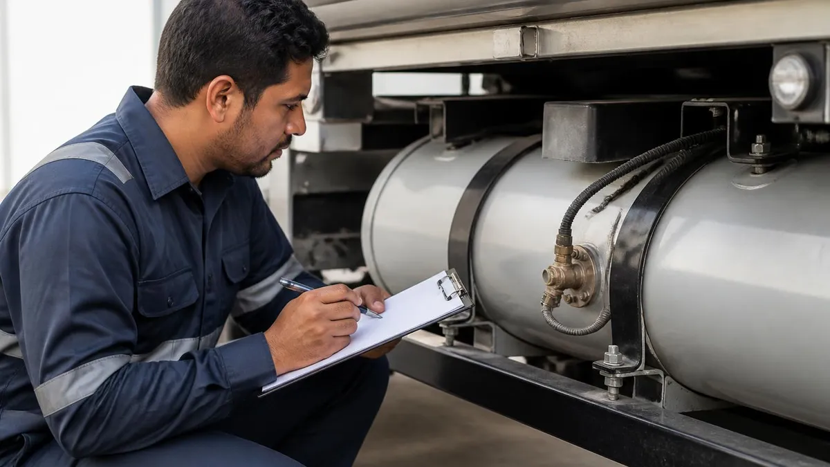 Daily Cng Driver Checklist - CNG - Compressed Natural Gas certification study resource