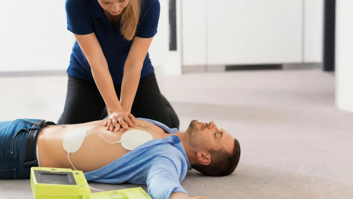 Aed Use Made Simple - CPR - Cardiopulmonary Resuscitation certification study resource