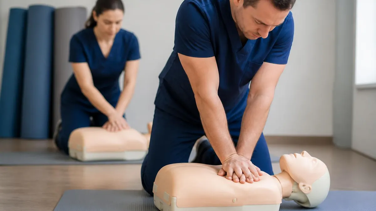 American Heart Association CPR - CPR Cardiopulmonary Resuscitation Practice certification study resource