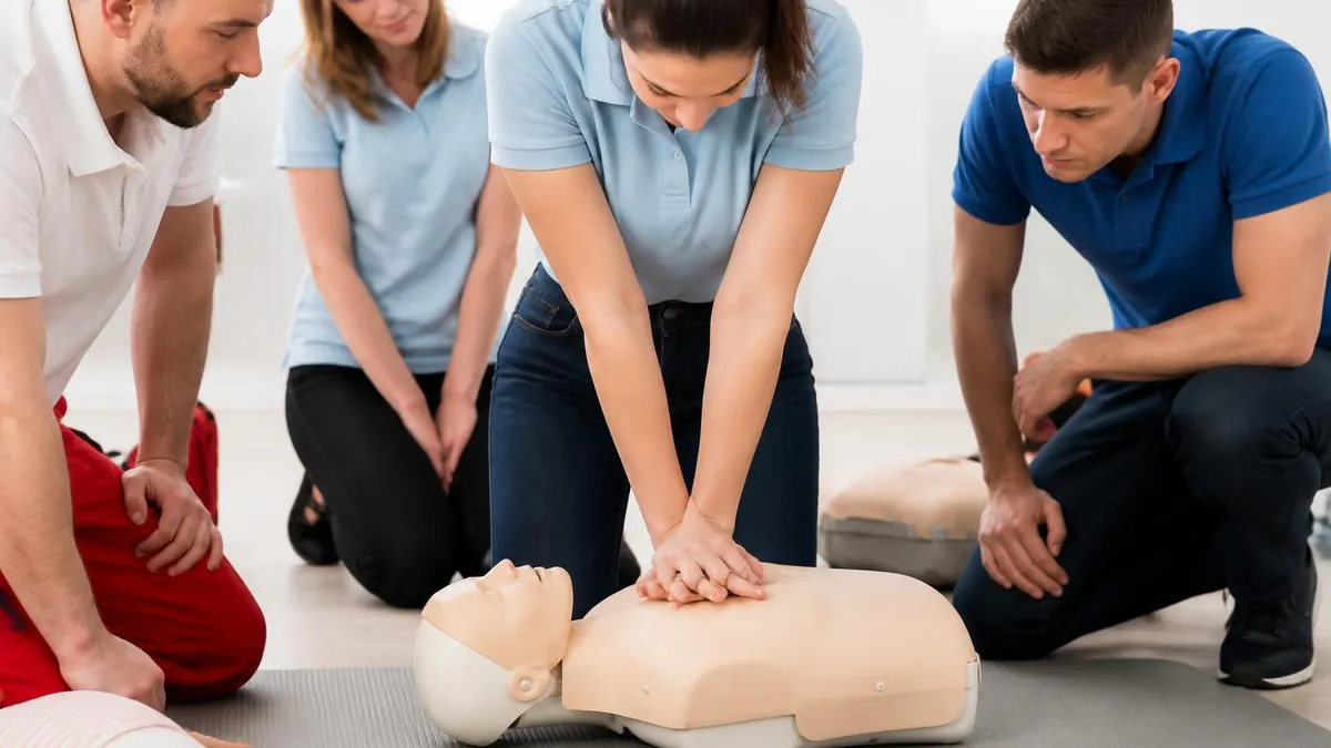 CPR Classes Near Me - CPR Cardiopulmonary Resuscitation Practice certification study resource