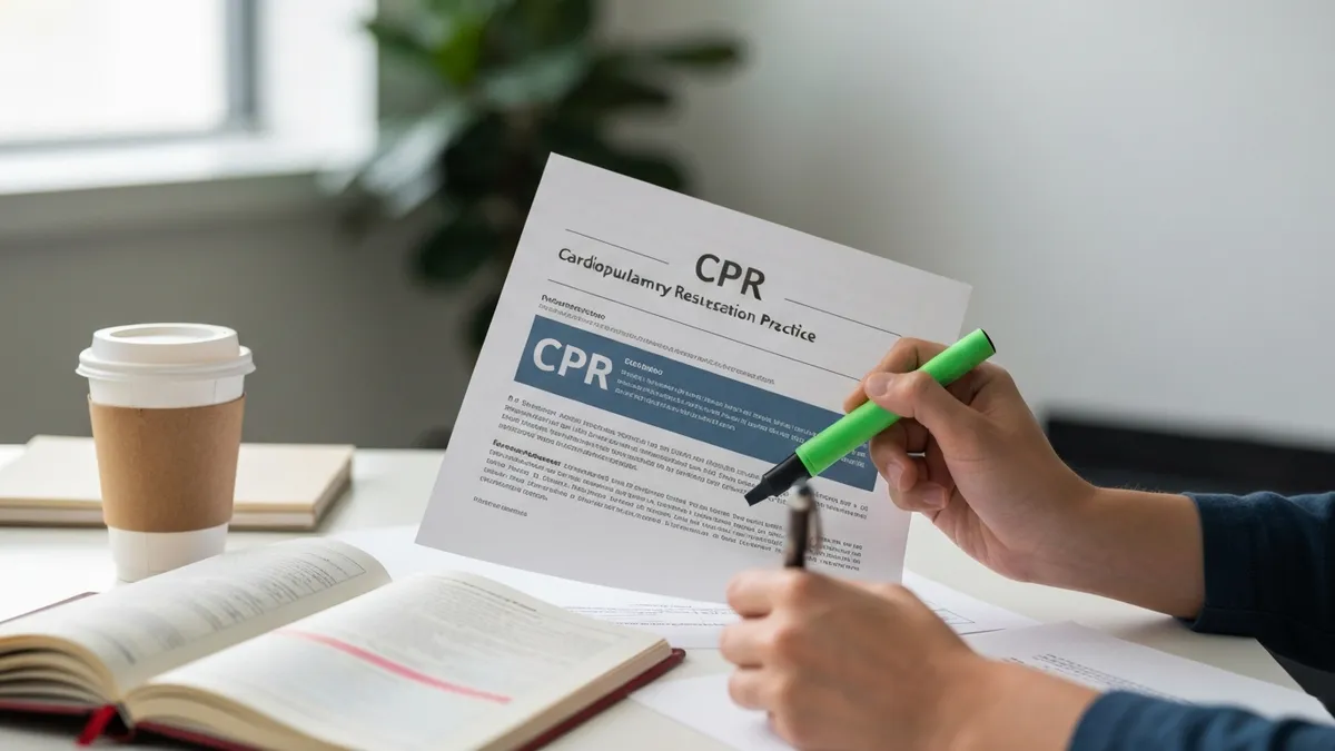 Aha CPR Look Up - CPR Cardiopulmonary Resuscitation Practice certification study resource