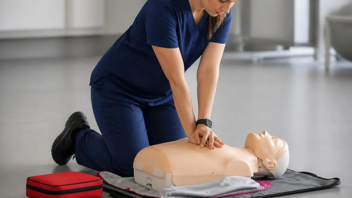 American Heart Association CPR - CPR Cardiopulmonary Resuscitation Practice certification study resource