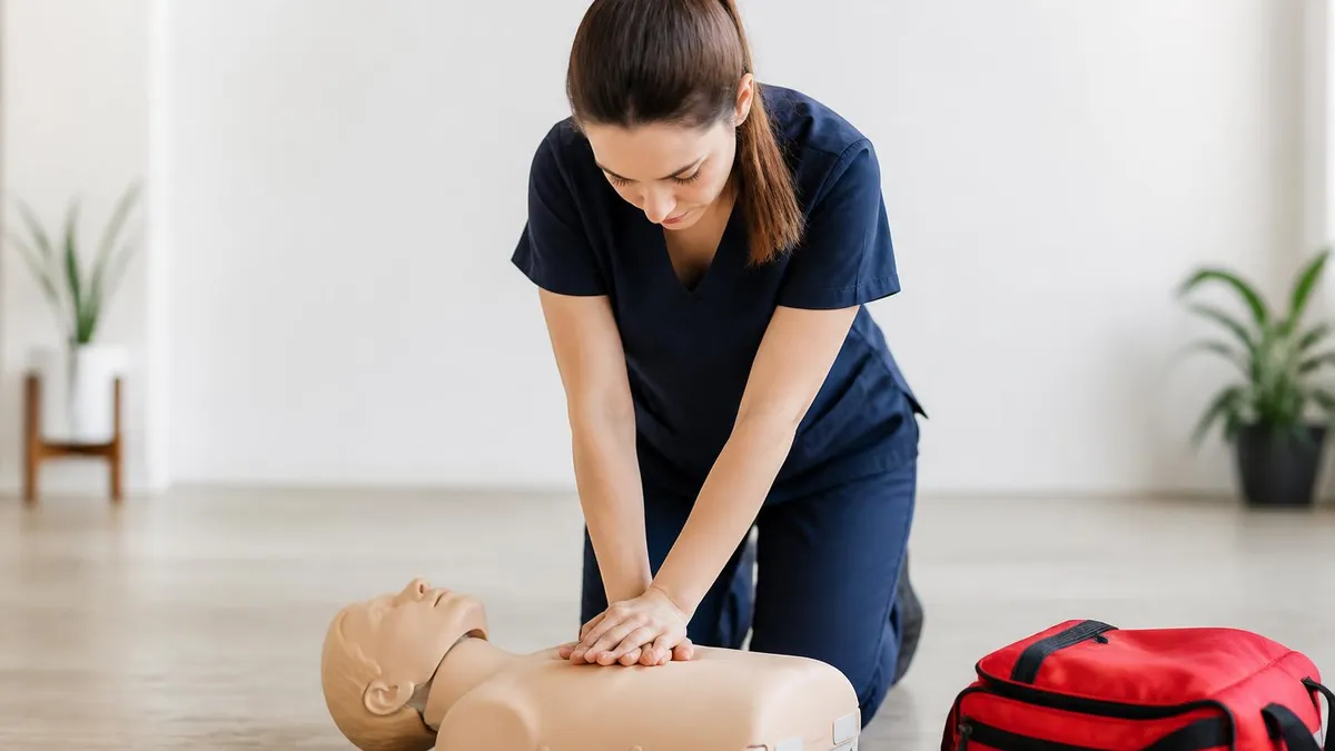 American Heart Association CPR - CPR Cardiopulmonary Resuscitation Practice certification study resource