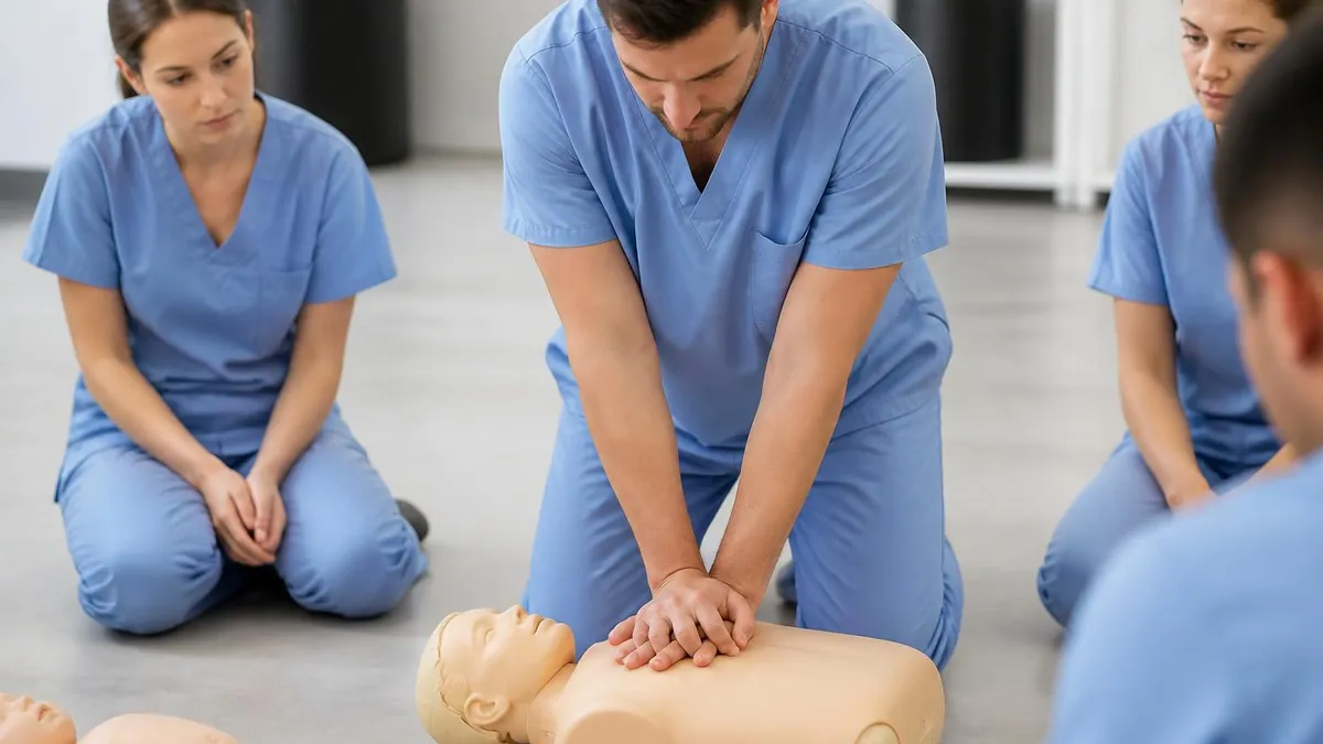 BLS CPR Certification Classes - CPR Cardiopulmonary Resuscitation Practice certification study resource