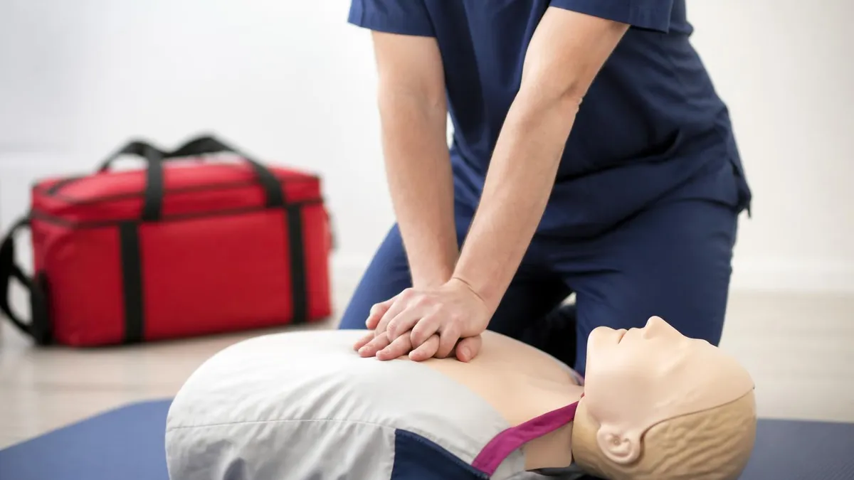 American Heart Association CPR - CPR Cardiopulmonary Resuscitation Practice certification study resource