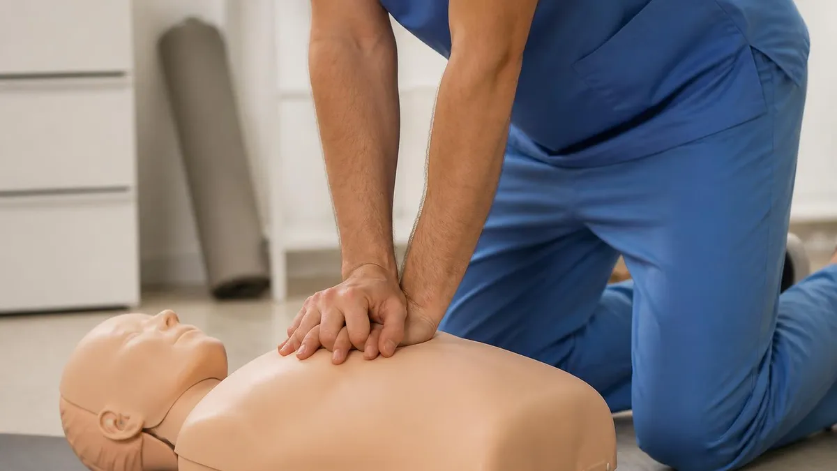 CPR Training - CPR Cardiopulmonary Resuscitation Practice certification study resource
