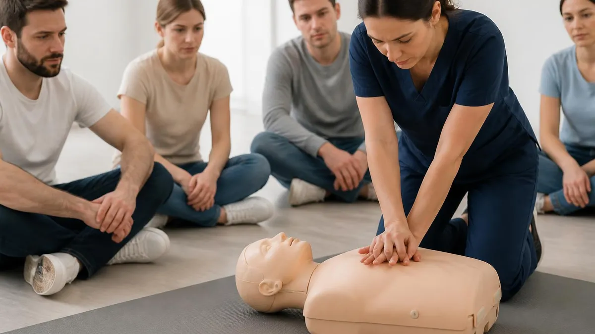 CPR Classes Near Me - CPR Cardiopulmonary Resuscitation Practice certification study resource