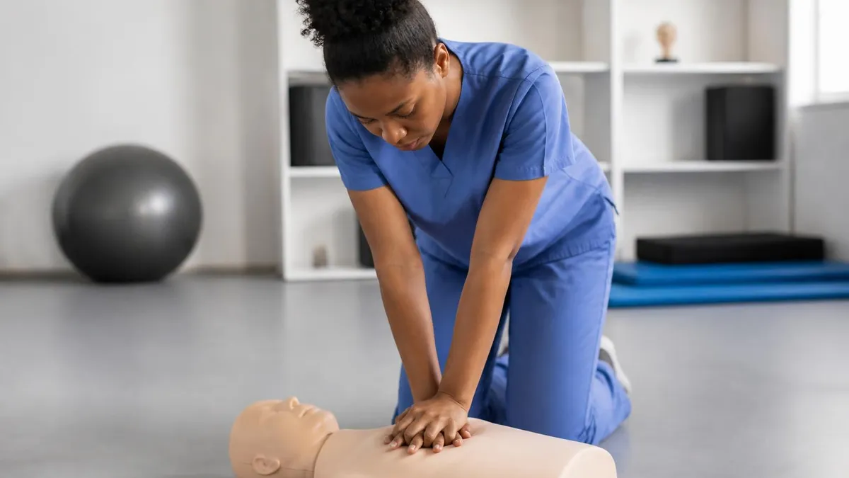 American Heart Association CPR - CPR Cardiopulmonary Resuscitation Practice certification study resource