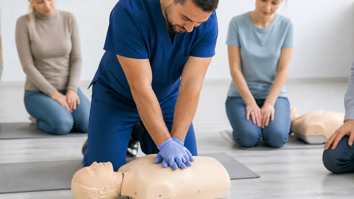 CPR Classes Near Me - CPR Cardiopulmonary Resuscitation Practice certification study resource