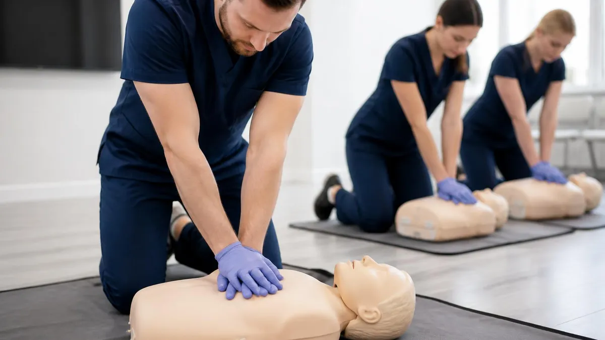 CPR Classes Near Me - CPR Cardiopulmonary Resuscitation Practice certification study resource