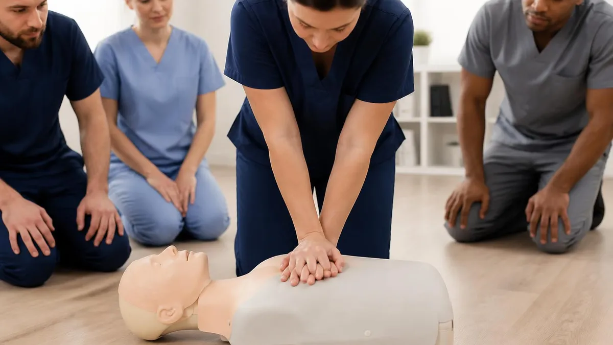 CPR Classes Near Me - CPR Cardiopulmonary Resuscitation Practice certification study resource