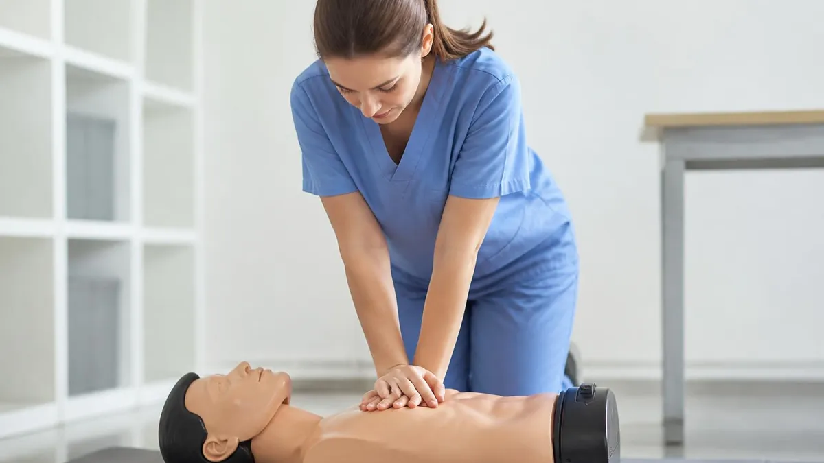 American Heart Association CPR - CPR Cardiopulmonary Resuscitation Practice certification study resource