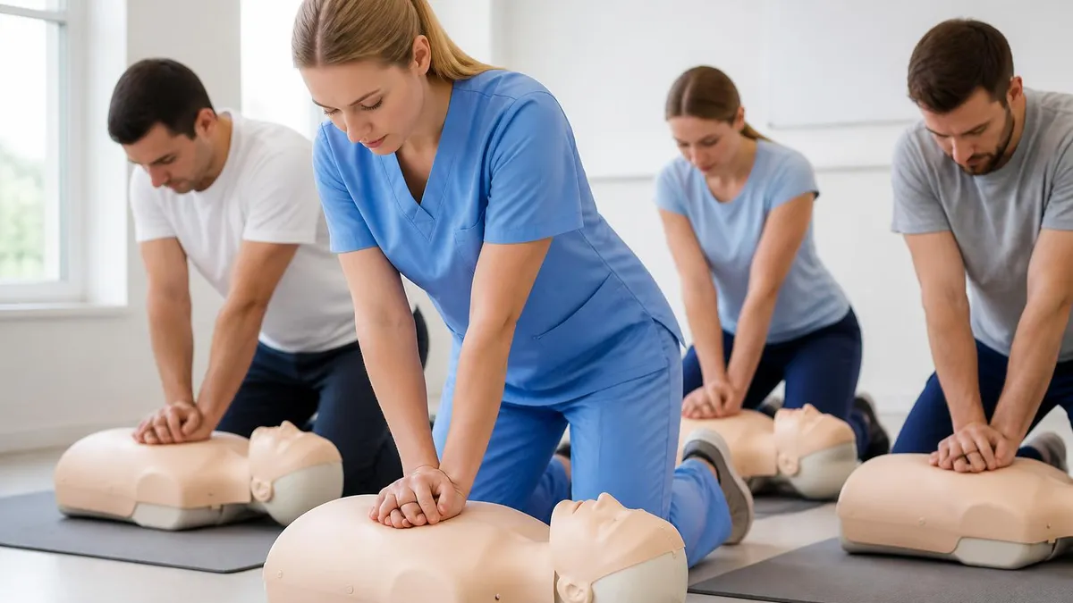 CPR Classes Near Me - CPR Cardiopulmonary Resuscitation Practice certification study resource