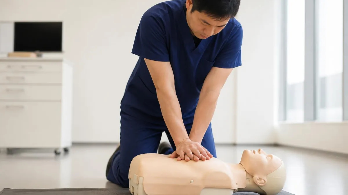 American Heart Association CPR - CPR Cardiopulmonary Resuscitation Practice certification study resource