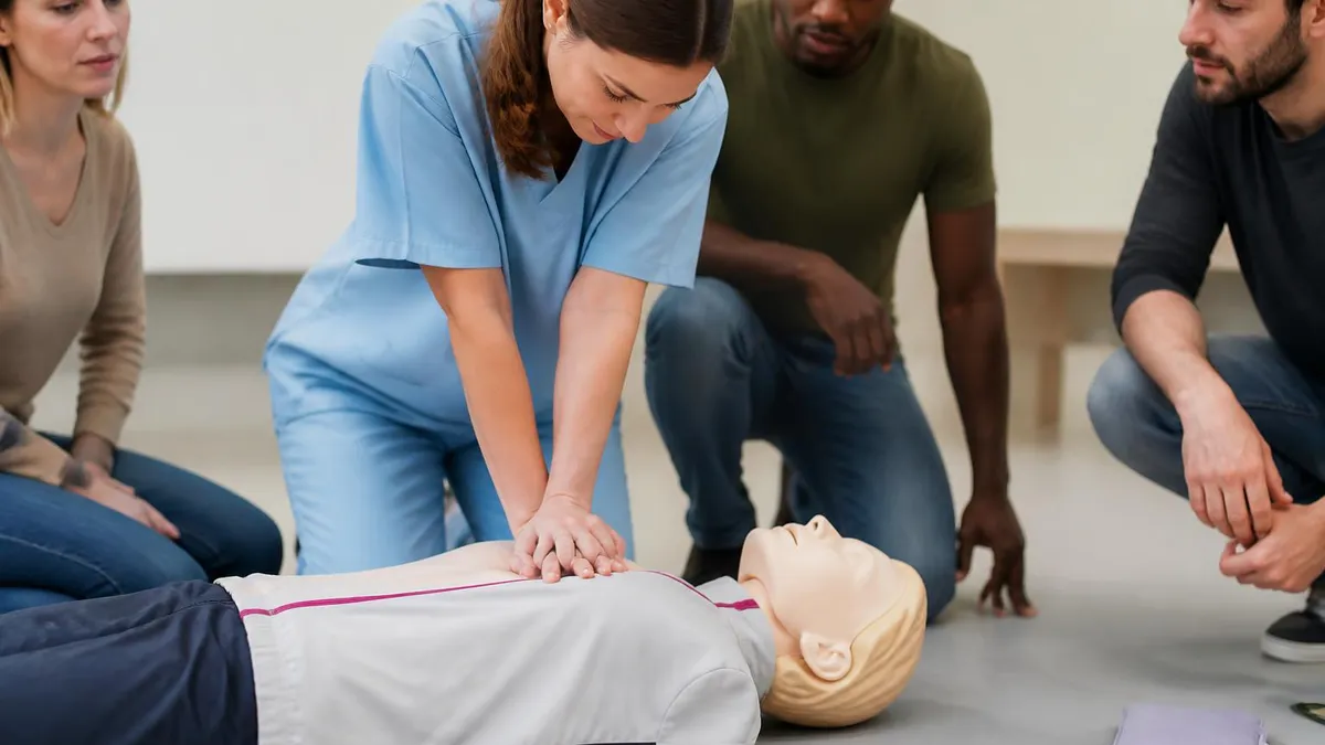 CPR Classes Near Me - CPR Cardiopulmonary Resuscitation Practice certification study resource