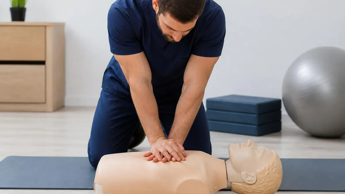 CPR Training - CPR Cardiopulmonary Resuscitation Practice certification study resource