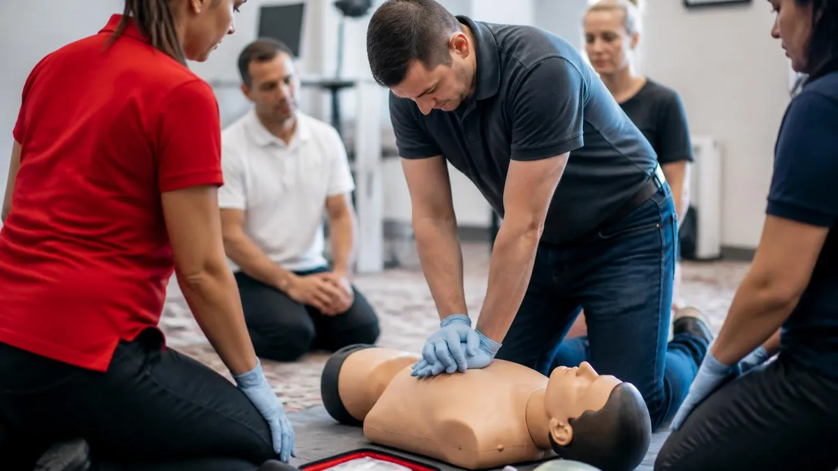 American Heart Association CPR - CPR Cardiopulmonary Resuscitation Practice certification study resource