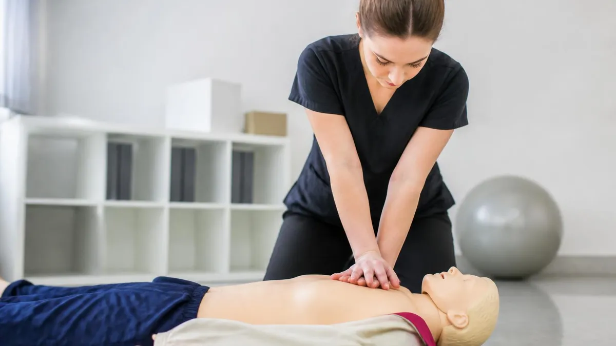 American Heart Association CPR - CPR Cardiopulmonary Resuscitation Practice certification study resource